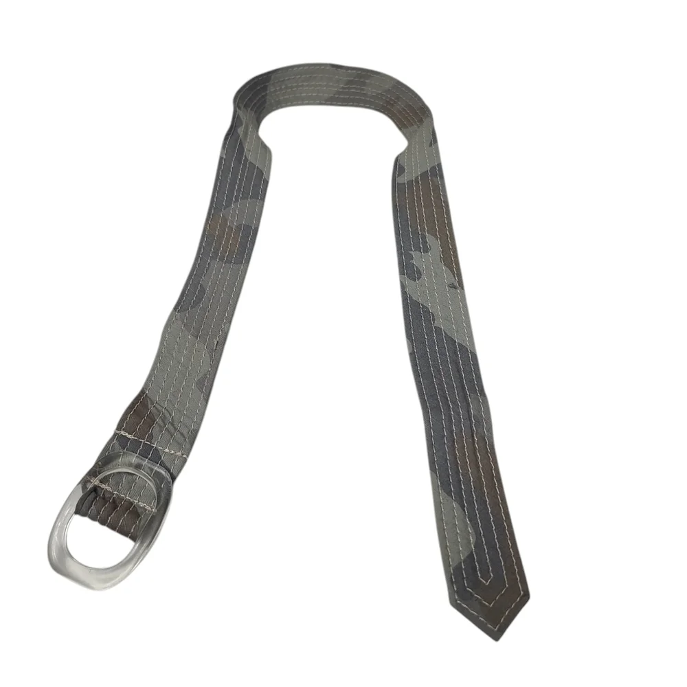 J. Crew Fabric Cotton Camo Belt S/M - Picture 2 of 5